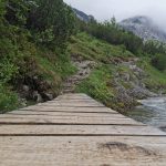 Immer wieder über Holzstege